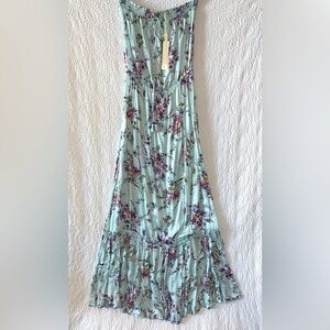 LOVE STITCH Strapless Maxi Dress